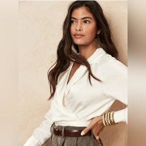 Banana Republic Blazer Wrap Top